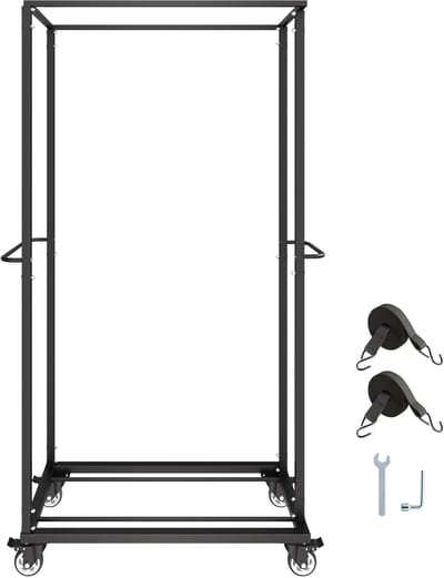 Opvouwbare Stoelenkar voor 60 Stoelen, Draagvermogen 227 Kg