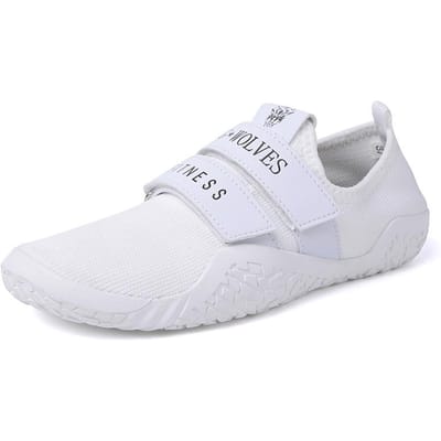 Nieuwe Unisex Trainingsschoenen met Zachte Zool Powerlifting Deadlift Yoga Gym Strand Sportschoenen Sumo Zool Draagbare Sneakers Antislip 39 white