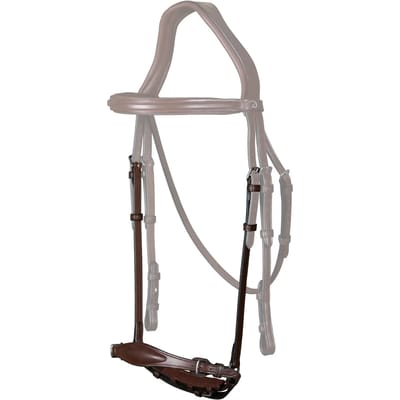 Aanpasbare Duitse neusriem Bruin Pony