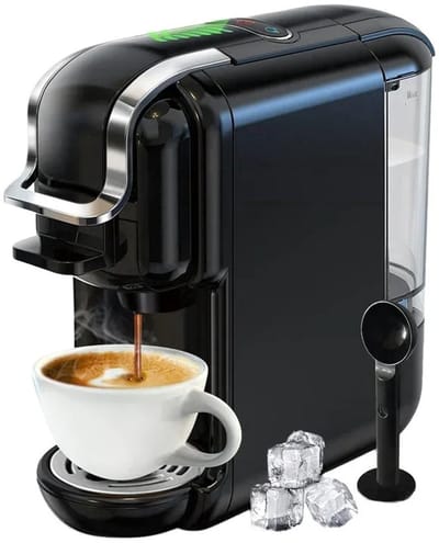 Koffiezetapparaat - Koffiecupmachine - Koffiemachines - Koffie apparaat - Meerdere capsules - Heet en koud - 5 in 1 - Zwart