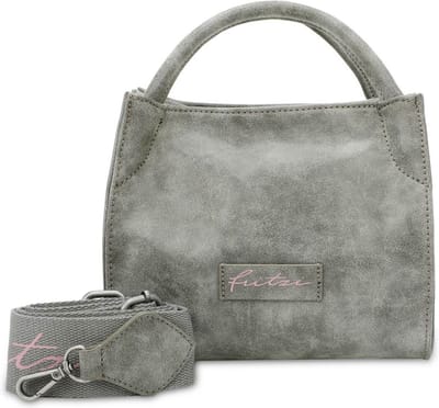 Fritzi aus Preußen Handtas Schoudertas Chunk01 Vintage Crossbody Bag Anthra Grijs