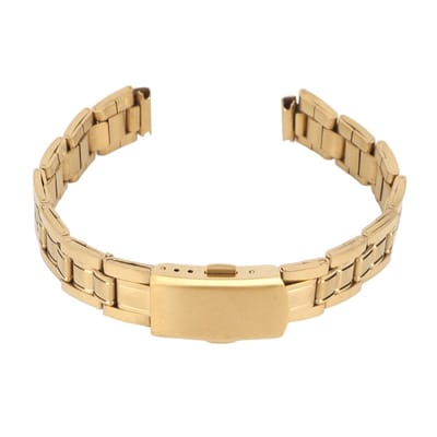 Allecto - Roestvrijstalen Horlogeband - Vervangende Horlogeband Dames - Luxueus en Duurzaam - 14mm - Geschikt voor Smartwatch - Gouden Bescherming