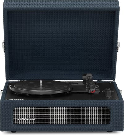 Crosley Voyager platenspeler - Navy - Bluetooth in/uit
