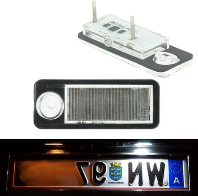 Kentekenplaatverlichting LED - Nummerplaatlamp Xenon Look - Auto Verlichting - E-keurmerk Geen Foutmelding - 10.3 x 8 x 4 cm