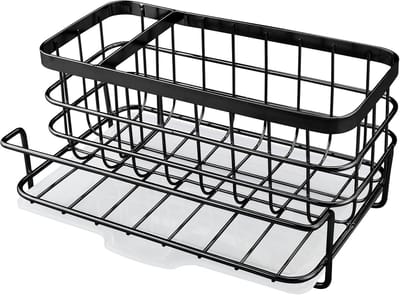 Keukenorganizer voor Gootsteen - Roestvrij Staal, Sponshouder en Accessoires Set