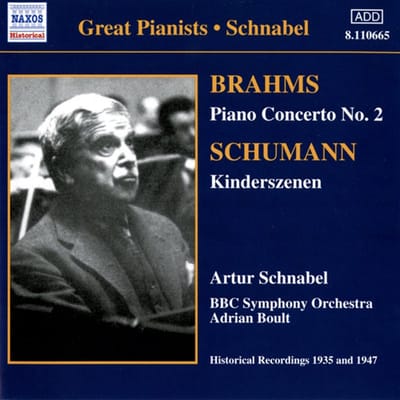 Artur Schnabel - Brahms: Piano Concerto 2 & Kinderszenen (CD)