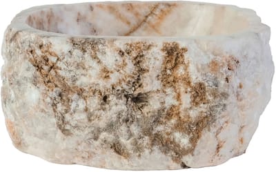 Waskom Natural Sunset Onyx – 30-35x15 cm – Natuursteen