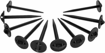 ProPlus Grondzeilpen - 20x stuks - kunststof - voor grondzeilen/tenttapijten/tentharing