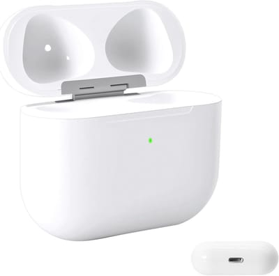 Oplaadcase - Oplader Case - Koptelefoon Opladen - Bluetooth Koppelknop - 13.5 x 5.4 cm - Wit