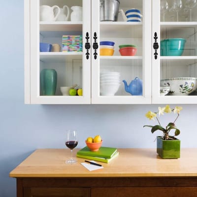 Dailygoods- Deurklink Vintage Stijl - Deurbeslag - Antieke Deurknop - Zinklegering - 4 Stuks - Eenvoudige Installatie - Meubelknop