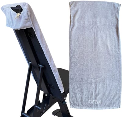 LIFTIN - Sporthanddoek - Fitness Handdoek - 100% Katoen -40x90- Grijs