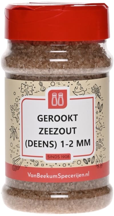 Van Beekum Specerijen - Gerookt Zeezout (Deens) - Strooibus 330 Gram