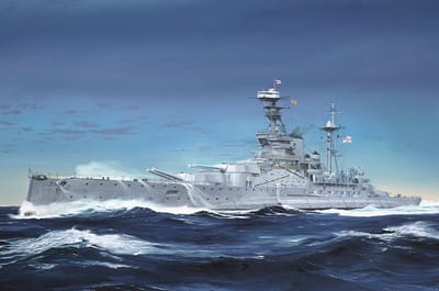 Trumpeter Modelbouwpakket Schepen - 05378 HMS Royal Oak - WWII Revenge-klasse - Brits Slagschip Plastic - 1:350 - Modelbouw