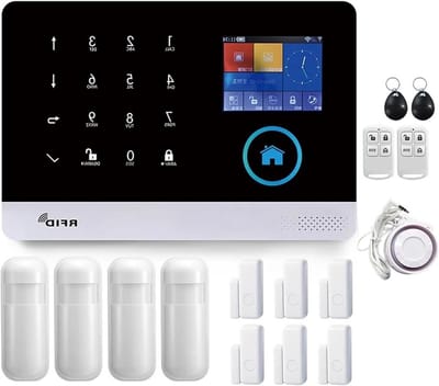 Smart Home Alarmsysteem - Draadloos Beveiligingssysteem - Veiligheid Thuis - Met Bewegingssensor - 10x10x10 mm - Wit