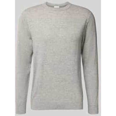 Gebreide pullover van wolmix met ronde hals