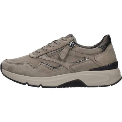 Gabor Rollingsoft Veterschoenen Laag - taupe
