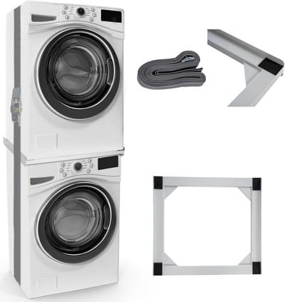 CLP Opbouwmeubel voor wasmachines - Ombouw - Verhoger - Rek - Aansluitframe -, Inhoud:Aansluitframe