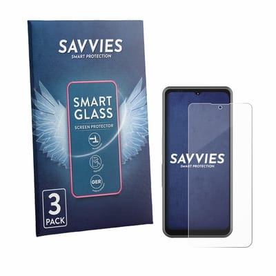 3 Stuks Savvies Screenprotector - geschikt voor Sonim XP Pro E - beschermfolie glas transparant