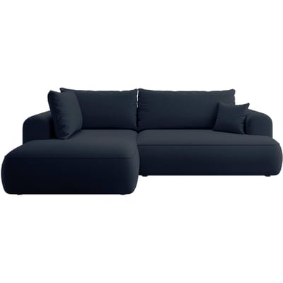 Hoekbank Philipa Big links velvet met slaapfunctie | Selsey Design