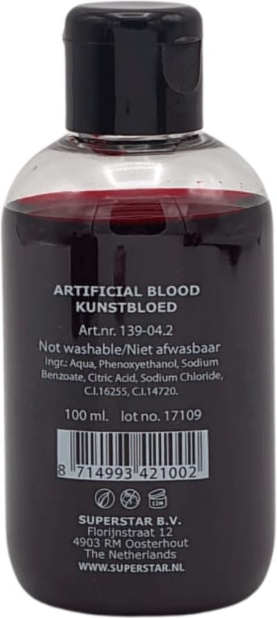 Superstar - Kunstbloed helder dun (100ml)