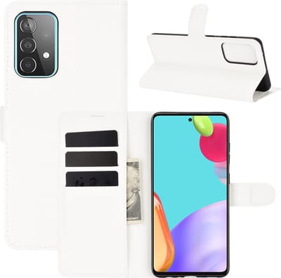 Coverup Hoesje - Geschikt voor Samsung Galaxy A52 / A52s Hoesje - Coverup Book Case - Wit