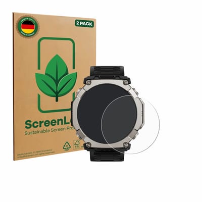 2 Stuks Screenprotector voor Huami Amazfit T-Rex Ultra 2 - Hoogwaardige Beschermfolie transparant