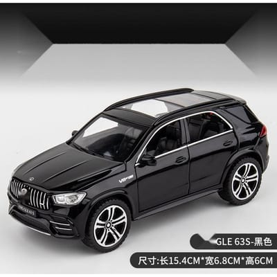1:32 Amg Gle 63S Suv Velg Auto Model Diecast Pull Back Metalen Voertuigen Simulatie Model Auto Interieur Ornamenten Cadeau