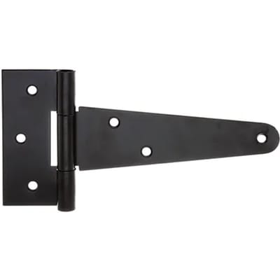 Alberts Kistscharnier + Geniete Pen Zwart 148x40x90mm