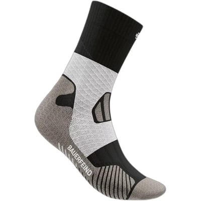 Bauerfeind Trail Run Mid Cut Hardloopsokken Heren-Zwart