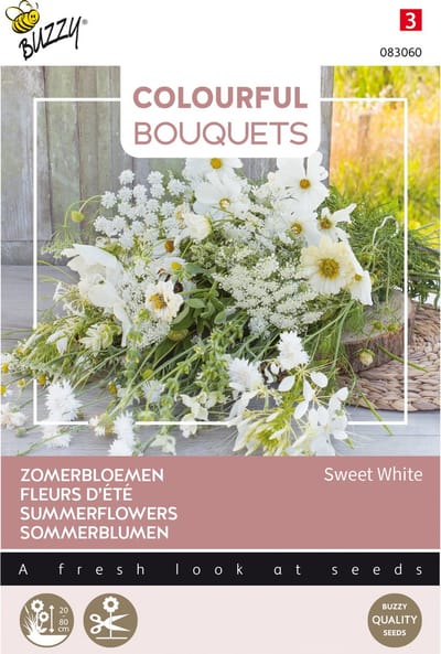 Buzzy® Colourful Bouquets, Sweet White
