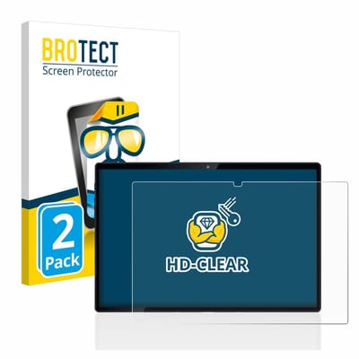 BROTECT - Screenprotector voor Mediacom SmartPad Azimut 3 Lite 4G - Folie Beschermfolie transparant 2 Stuks