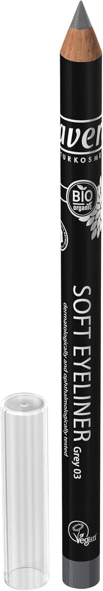Zachte Oogpotlood - Make-up Potlood - Intense Look - Biologische Jojoba Olie - 1.14 gram - Grijs