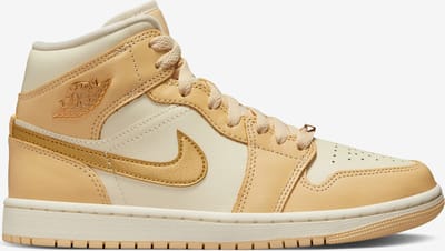 Nike Air Jordan 1 Mid SE Pale Vanilla Metallic Gold