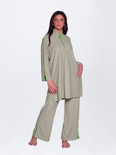 MYKINY BRAND - Dunya - Taupe - Badpak - Burkini - Maat M (valt groot)