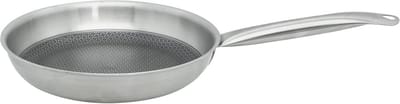 Braadpan 24 cm roestvrij staal 18/10 met PFAS-vrije antiaanbaklaag, geschikt voor inductie en alle warmtebronnen