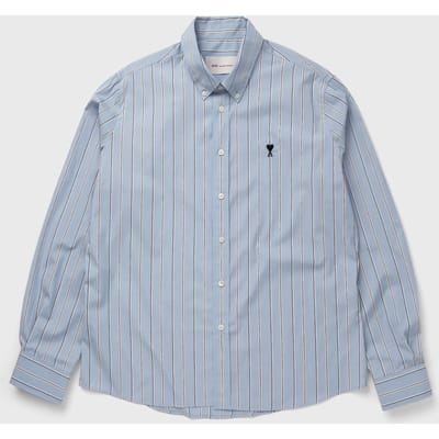 CONTRASTED AMI DE COEUR BUTTON DOWN COLLAR CLASSIC FIT SHIRT