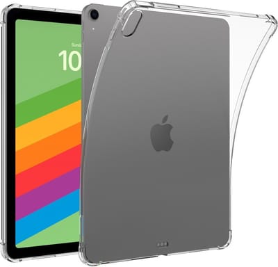 Coverup Tablethoes geschikt voor iPad Air 11 (2024/2025/2026) Hoesje - Transparant TPU Back Cover - Transparant