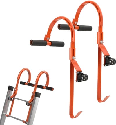 Cellista Dakladder Haak Set 2 Stuks - Ladder Dakhaak - Ladder Stabilisatie - Dakhaak met Wielen - Ladder Accessoire - 500kg