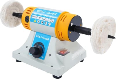 Sieradenpolijstmachine - Slijp polijstmachine - Materiaal bewerken - Instelbare snelheid - Tafelmodel - Zilver