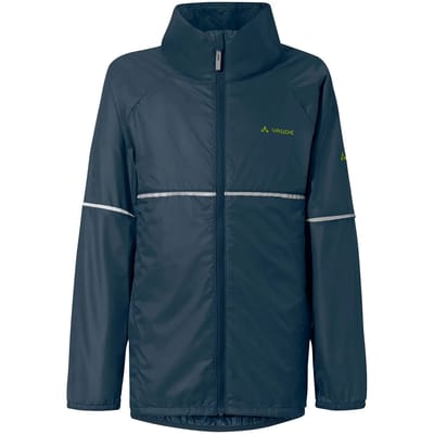 Vaude Bike Elmo Wind Jas Zwart 110-116 cm Kinderen