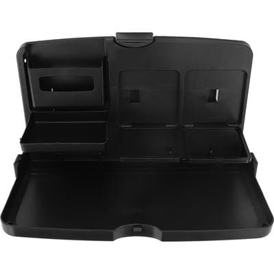 Auto Achterbank Tafelblad Opvouwbaar Auto Achterbank Voedselbakjes Bureau Multifunctioneel Reis Tafelblad met Telefoonhouder voor black