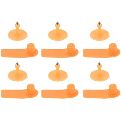 100 Sets Veearmbanden Kit Plastic Boerderijdier Oormerk Tag voor Schapen Geiten Vee Koeien Varkens