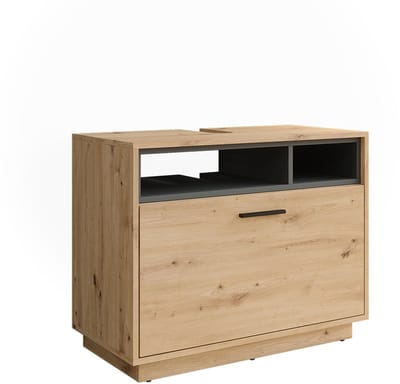 Vicco Beatrice Ijdelheidseenheid – 80 x 64 cm met lade Artisanaal eiken/antraciet