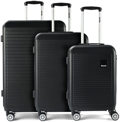Bench Voyage 4 wielen Kofferset 3-delig - Harde bagage - TSA slot - schwarz