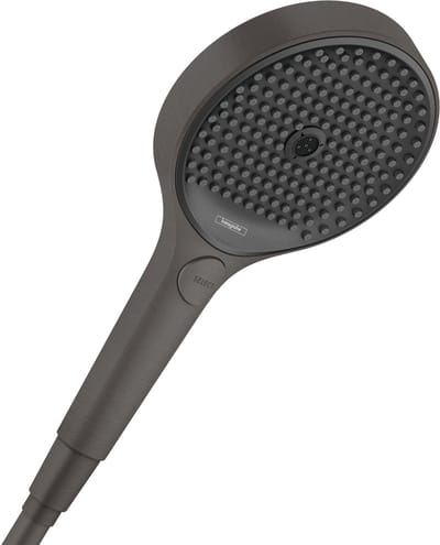 Hansgrohe RainFinity 130 - 3jet - handdouche - hoogglans zwart chroom
