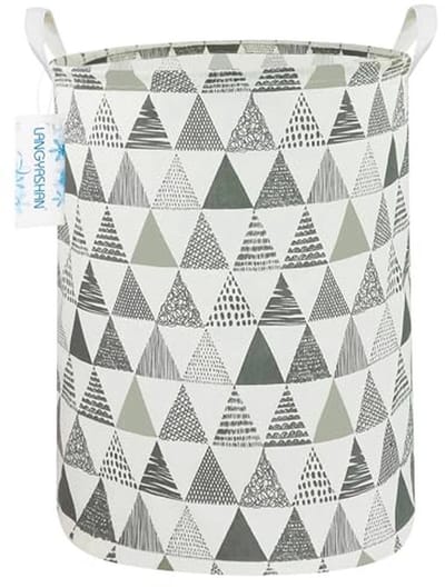 Canvas Wasmand - Opbergbak Organizer - Kleding Opbergen - Opvouwbaar Ontwerp - 33 x 42 cm - Grijs