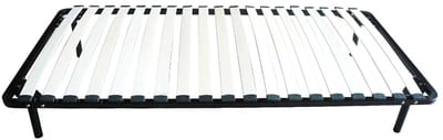 Vente-unique Lattenbodem - Zelf te monteren 90 x 200 cm - 19 latten - Met poten - Zwart - KALISTA van YSMÉE