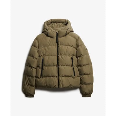 Superdry - Sportieve Capuchon Pufferjas - Dames - Gewatteerde jassen