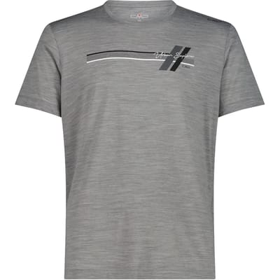 Rondehals T-shirt van merinowol CMP