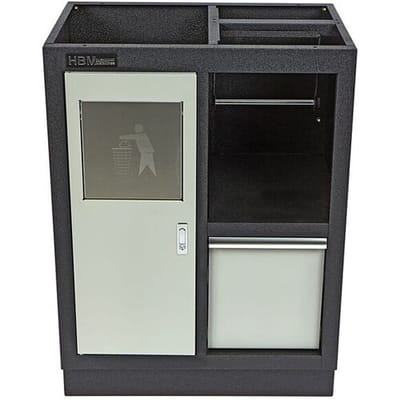 HBM Afvalbak en Papierhouder Voor Werkplaatsinrichting